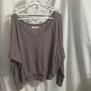 We The Free dusty purple top